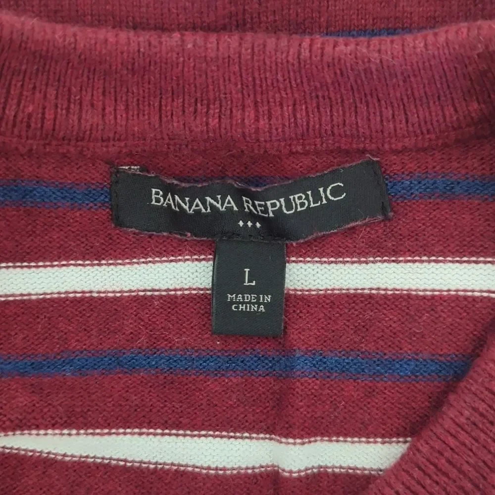 Banana Republic MEN'S Long Sleeve Sweater Large